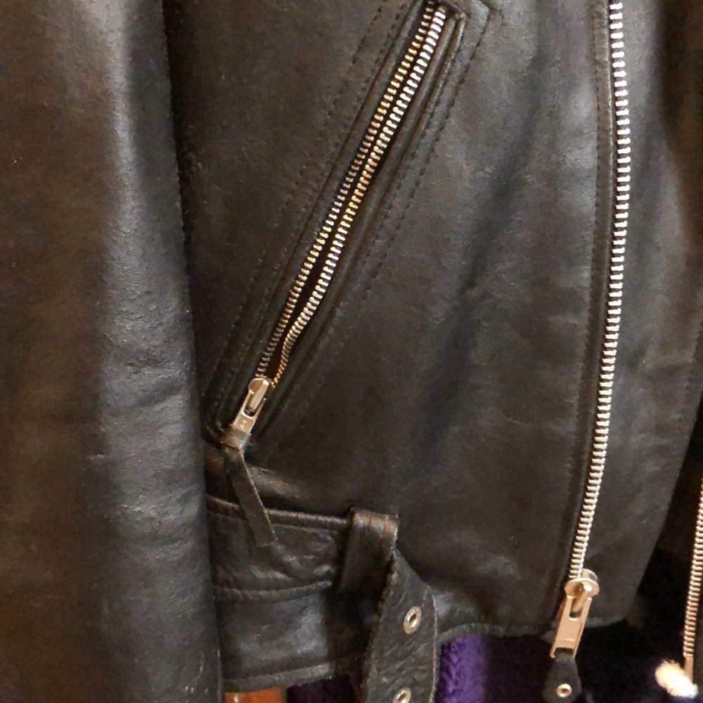 Vanguard leather motorcycle Jacket! - Picture 6 of 8
